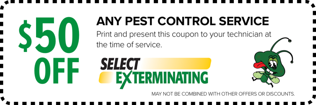 Save $50 Off Any Pest Control Service! Get help with your COMMON PESTS, TERMITES, BED BUGS, ANTS, MOSQUITOES, BEES & WASPS, ROACHES, CRICKETS, MICE & RATS, FLIES, TICKS, FLEAS, SILVERFISH, STINKBUGS, SPIDERS, BIRDS