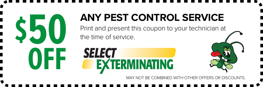 Save $50 Off Any Pest Control Service! Get help with your COMMON PESTS, TERMITES, BED BUGS, ANTS, MOSQUITOES, BEES & WASPS, ROACHES, CRICKETS, MICE & RATS, FLIES, TICKS, FLEAS, SILVERFISH, STINKBUGS, SPIDERS, BIRDS